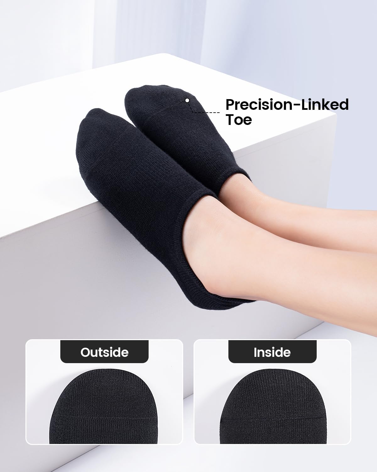 IDEGG No Show Socks Women & Men Low Cut Ankle Short Anti-slid Athletic Running Casual Invisible Liner Socks thumbnail