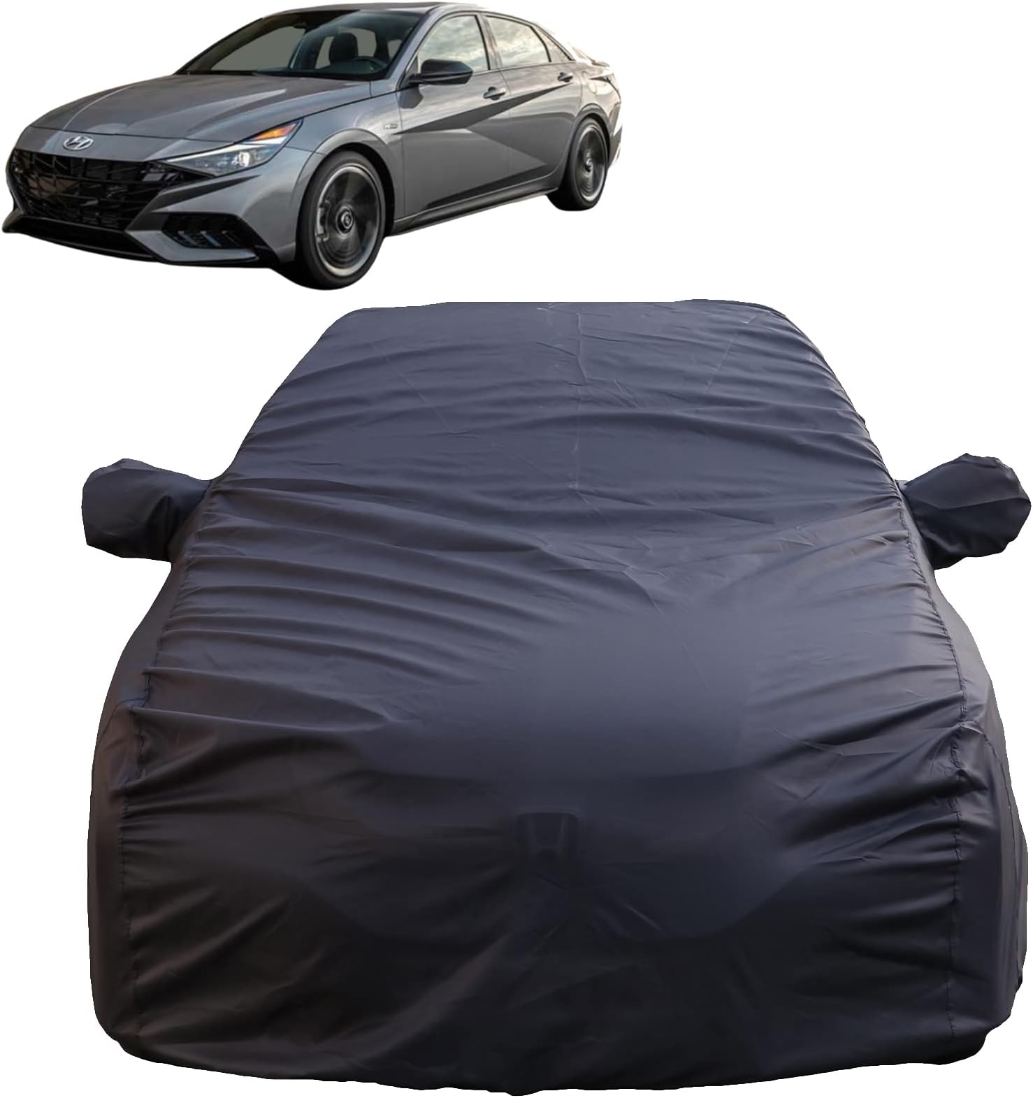 Autofact Waterproof Car Body Cover Compatible with Hyundai New Verna