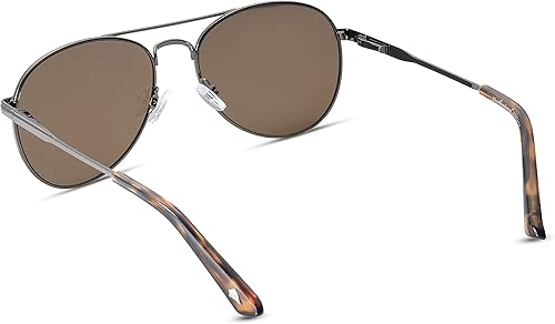 Miniatura 3 de Weatherproof Vintage Gafas de sol de diseñador para hombre, protección UV400, marco de aviador de metal duradero