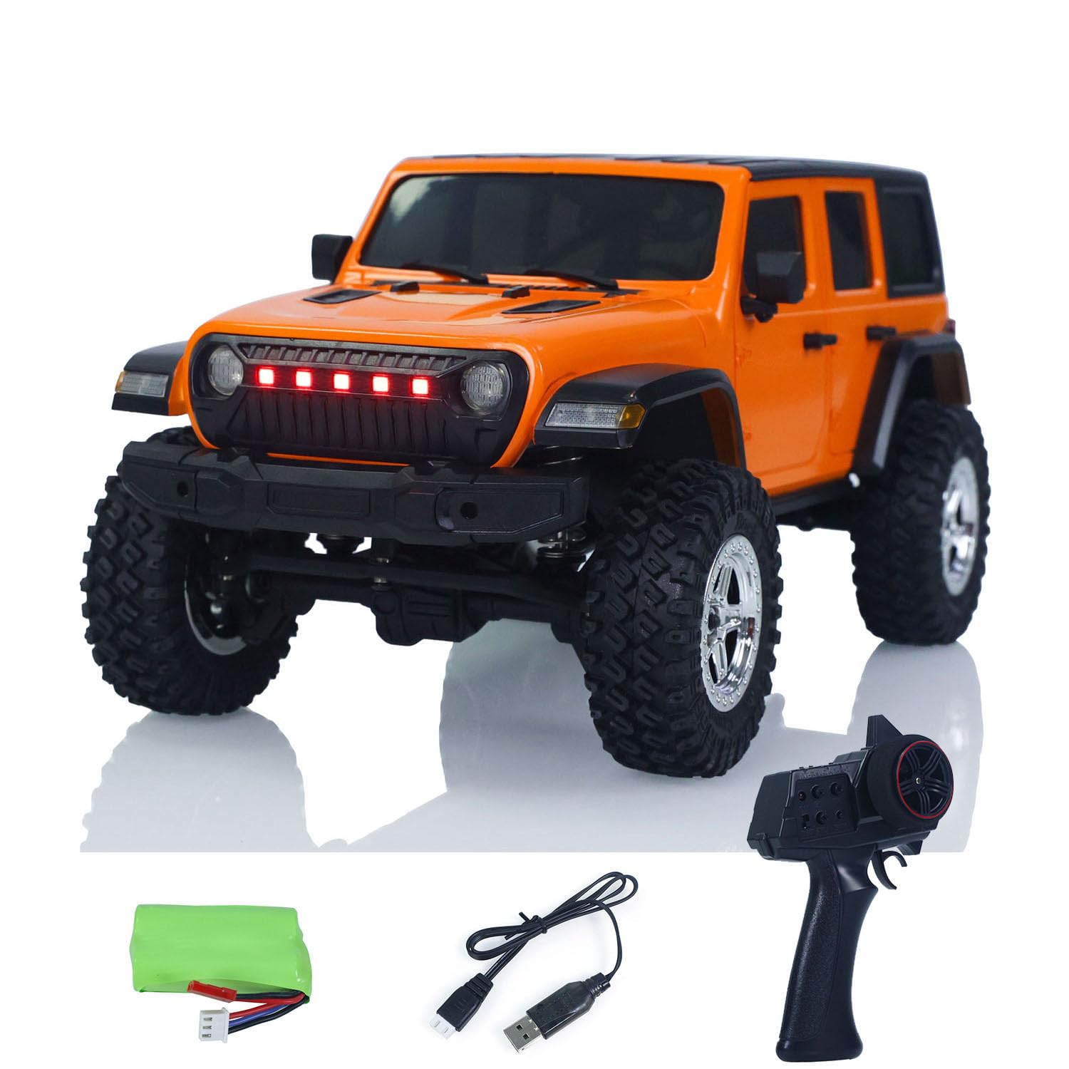 Amazon.co.jp: wheelfun 1/18 4 x 4 RC ロッククローラー カーリモート