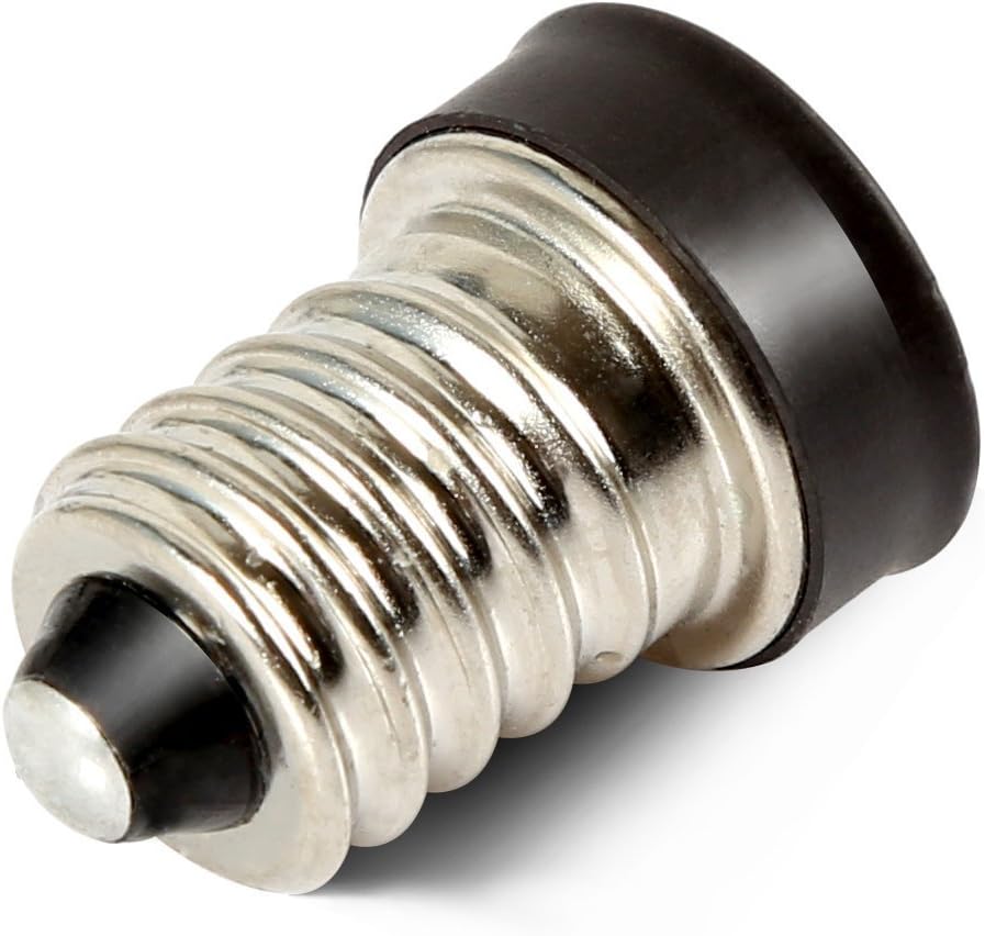 YI LIGHTING E14 to E12 Adapter Converter, European Screw (E14) to Candelabra Screw (E12) Socket Reducer
