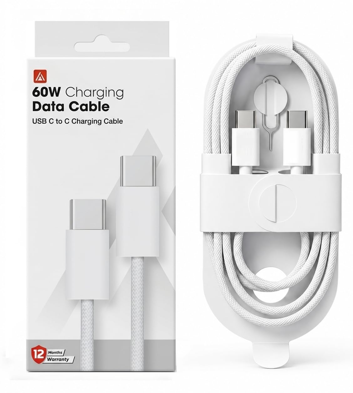 iPhone Fast Charging 60W USB-C to USB-C Data Cable [1Yrs Warranty] , Braided, compatible with iPhone 17 Air/17e/17/16/16e/15/Plus/Pro/Max/MacBook/iPad/Samsung Galaxy S/A/M/Z Flip/Fold Series & More.-image-48
