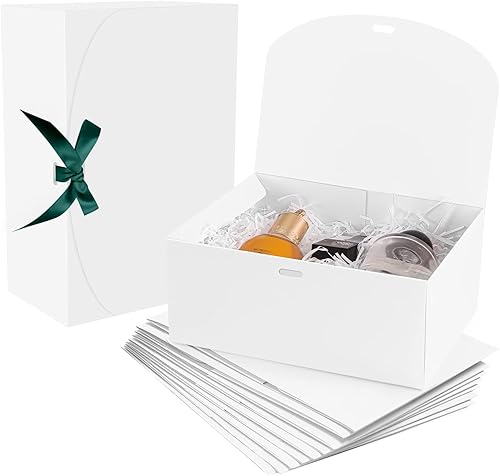 ZSZMFH 14 cajas de regalo con tapas, cajas de regalo rosas de 9 x 6 x 4 pulgadas con cinta, caja de propuesta de dama de honor, caja de regalo de