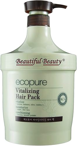 ECOPURE PAQUETE VITALIZANTE PARA EL CABELLO 33.8 fl oz - INGREDIENTES DE ORIGEN NATURAL 86.7%