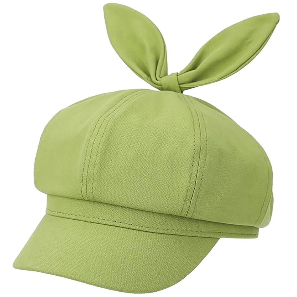 Casquette Mode Vert Doux pour Protéger le Visage avec Élégance