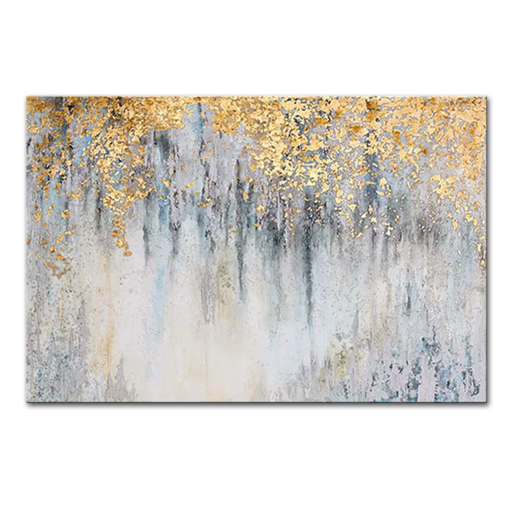 Peinture paysage abstrait moderne pour une décoration intérieure chic et lumineuse