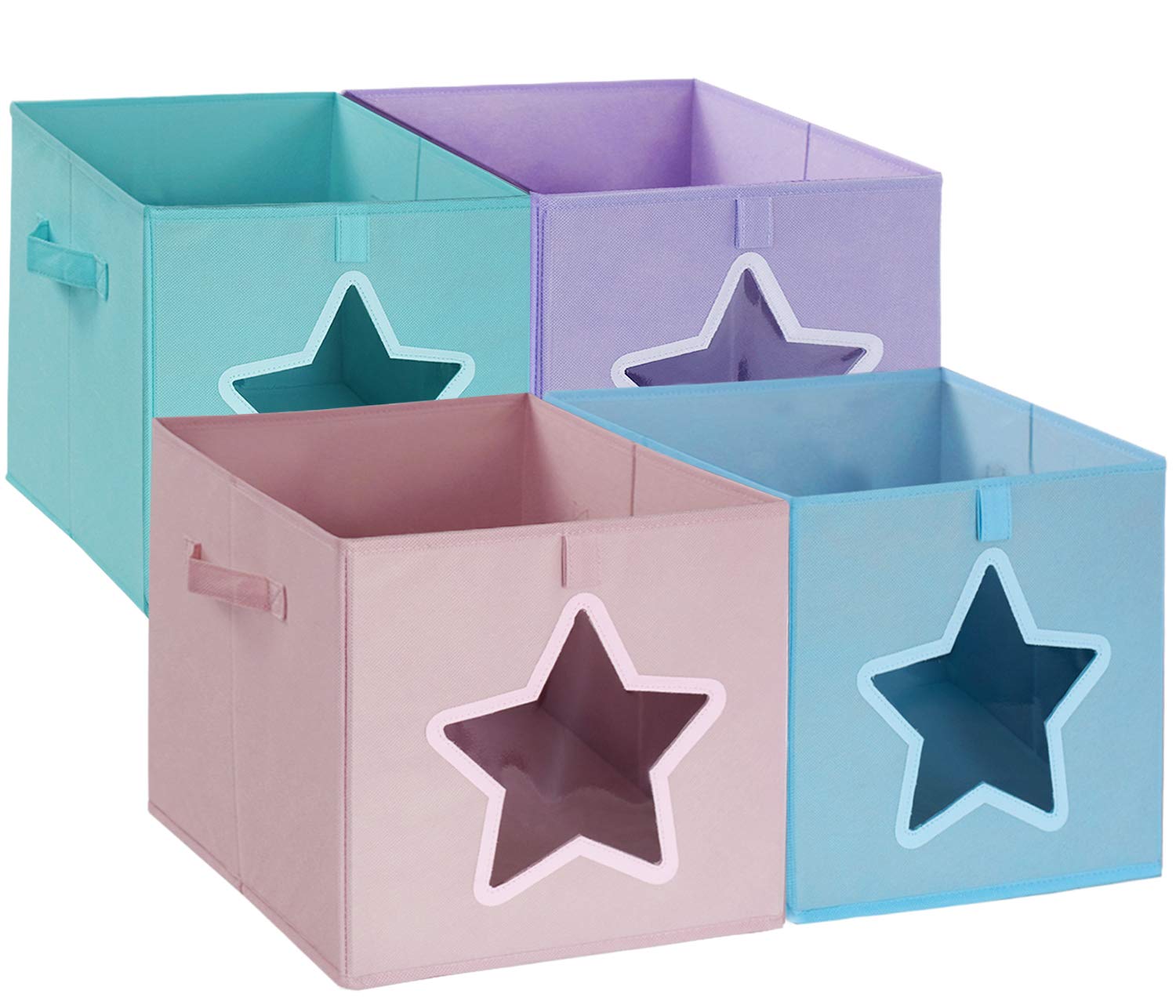 Buy homyfort Cloth Storage Bins Container 11x11 Collapsible Toy Chest