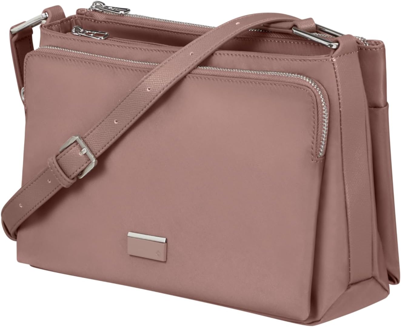 SamsoniteBe-Her - Shoulder Bag M with 3 Compartments, 28.5 cm, 7 L, Antique Pink, Antique Pink, messenger bags