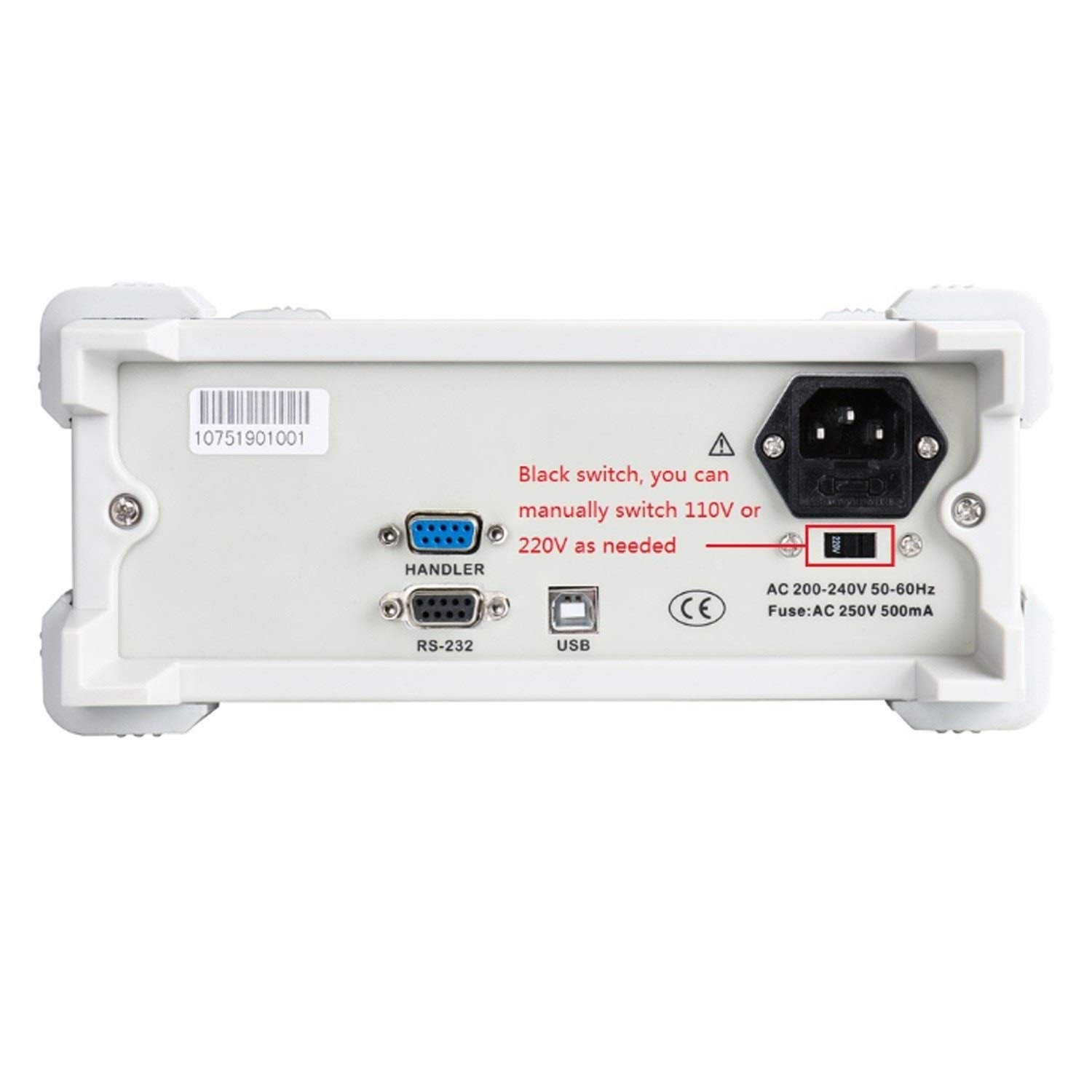 Medidor LCR, Medidor de LCR mesa digital ET4501 Puente escritorio con USB y RS-232, Frecuencia medición ajustable 10 hz ~ KHz resistencia Analizadores impedancia Medidores capacitancia inductancia