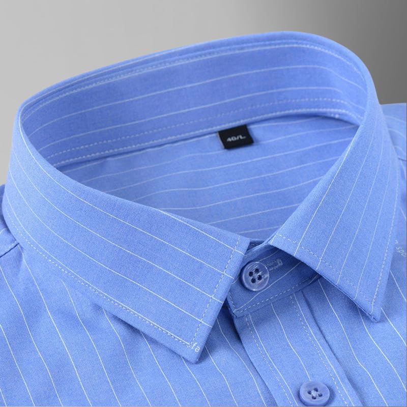 Chemise à manches longues homme idéale pour le bureau sans plis