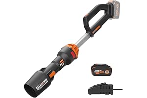 WORX Nitro WG543 Leafblower Battery Operated (20V, 500 CFM, 100 MPH), Brushless...