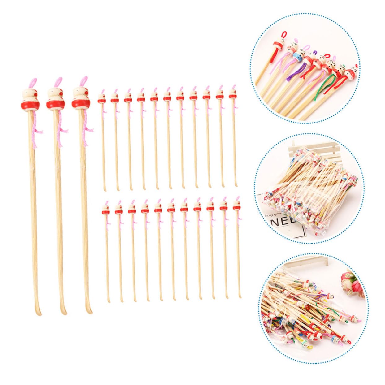 PACKOVE 400piezas Cucharas De Limpieza De Oídos De Portátiles Para Eliminar Cera De Utensilios De