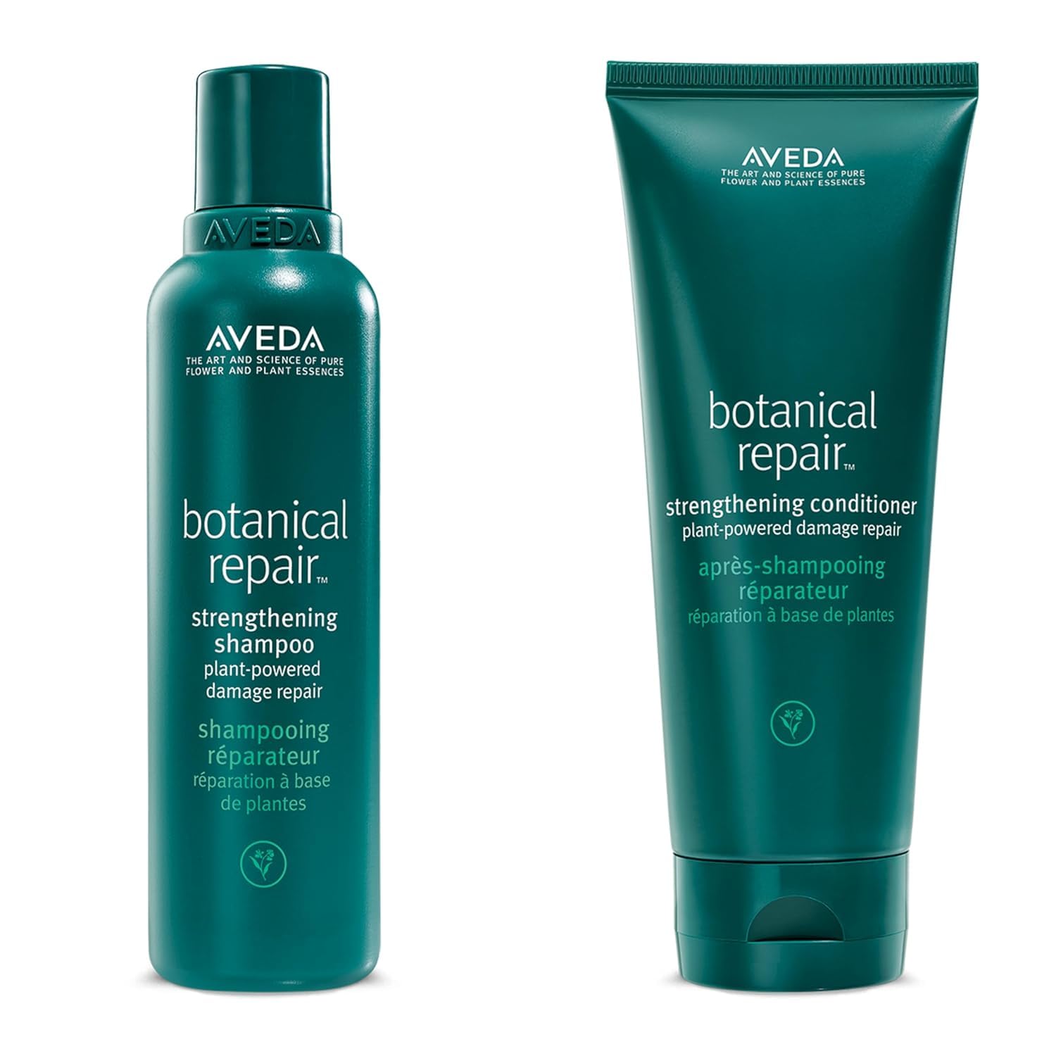 Aveda Botanical Repair™ Strengthening Set | Shampoo und Conditioner | Reinigt, entwirrt und stärkt strapaziertes Haar | Gegen Haarbruch | Silikonfreie Haarpflege