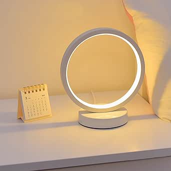 LED Circle Light, Minimalist Desk Lamp - Amazon.com
