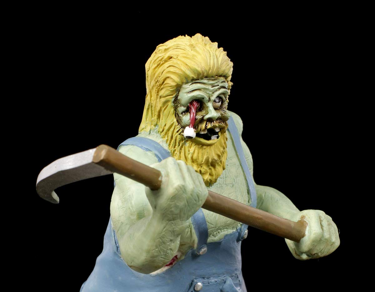 Figura de Zombi gótico, Hillbilly con Sense, fantasía, Pintada a Mano
