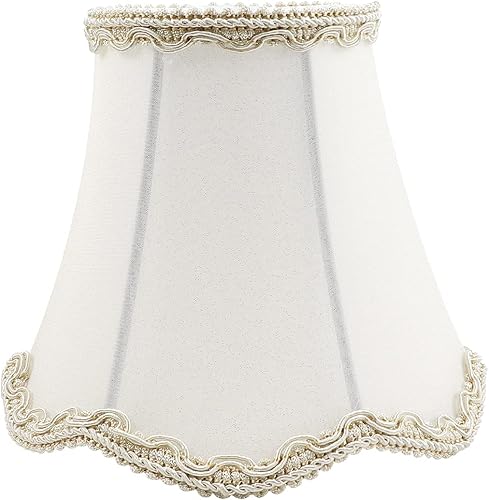 Miniatura 8 de FERCAISH Pantalla moderna de estilo europeo, pantalla de tela de estilo real, pantalla de lino, pantalla de lámpara para sala de estar, cocina y