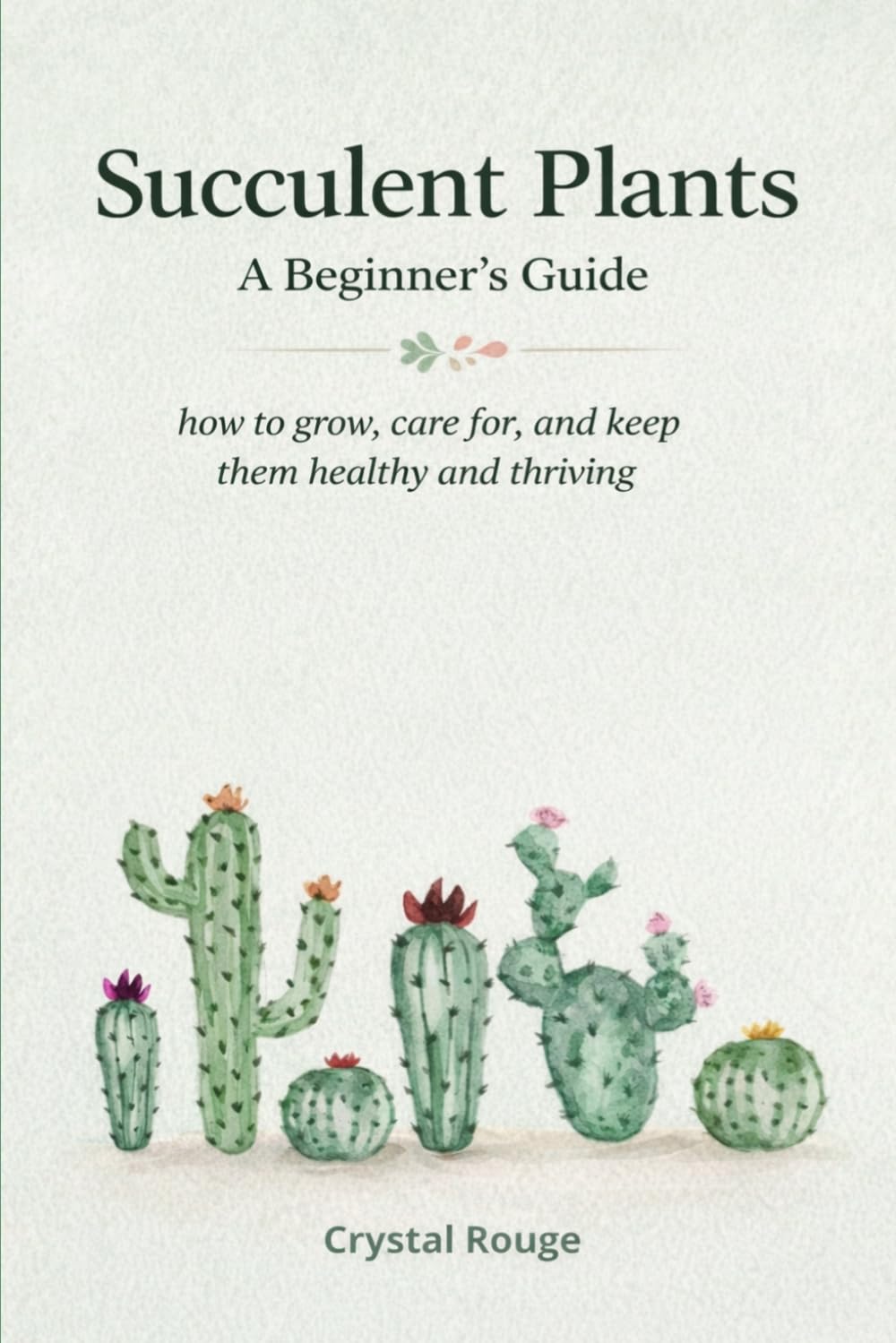 Succulent Plants - A beginner's guide: How to grow, care for, and keep them healthy and thriving