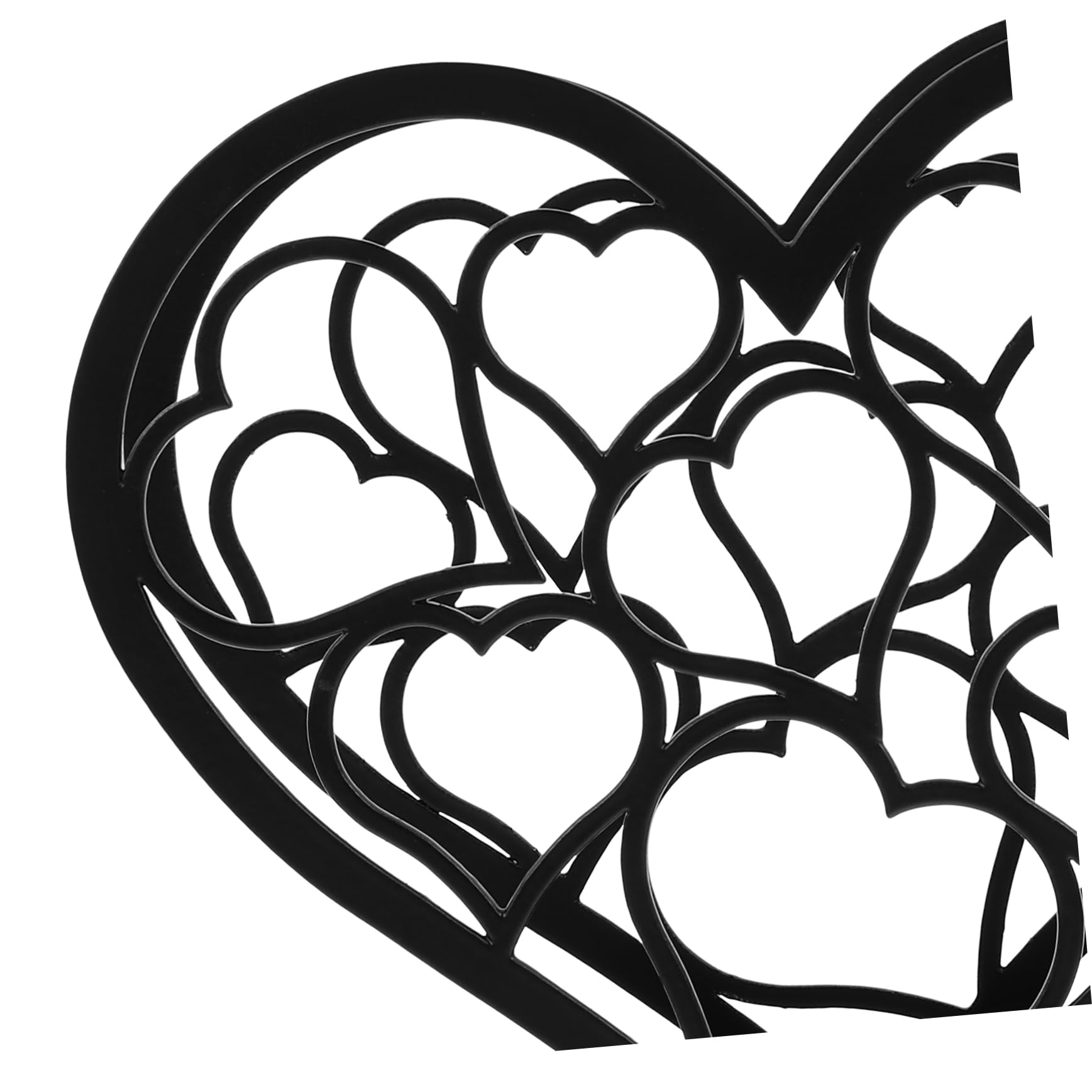 OUNONA 5pièces Porte-Serviettes Forme De Cœur pour Table Support Décoratif pour Napkins pour Saint-Valentin Mariage Et Anniversaires
