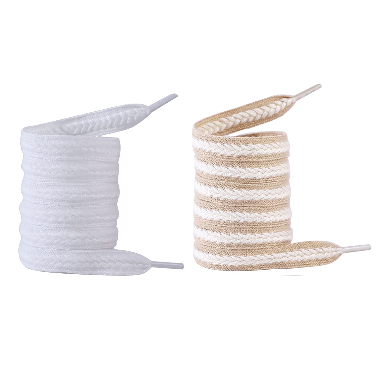 Lacci elastici per scarpe, lacci per scarpe in tela, lacci colorati allargati piatti, lacci piatti per scarpe da ginnastica, lacci per scarpe con orecchie di grano, resistenti all'usura, adatti per