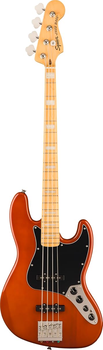 Classic Vibe Active '70s Jazz Bass, Maple Fingerboard, Black Pickguard, Mocha | Mocha