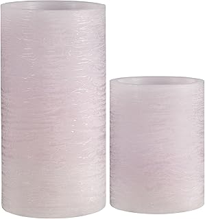 Pauleen Cosy Lilac Candle 48116 vela LED función de temporizador de 6 horas, 2 velas de cera con pila, 0.4 W, 2er-Set