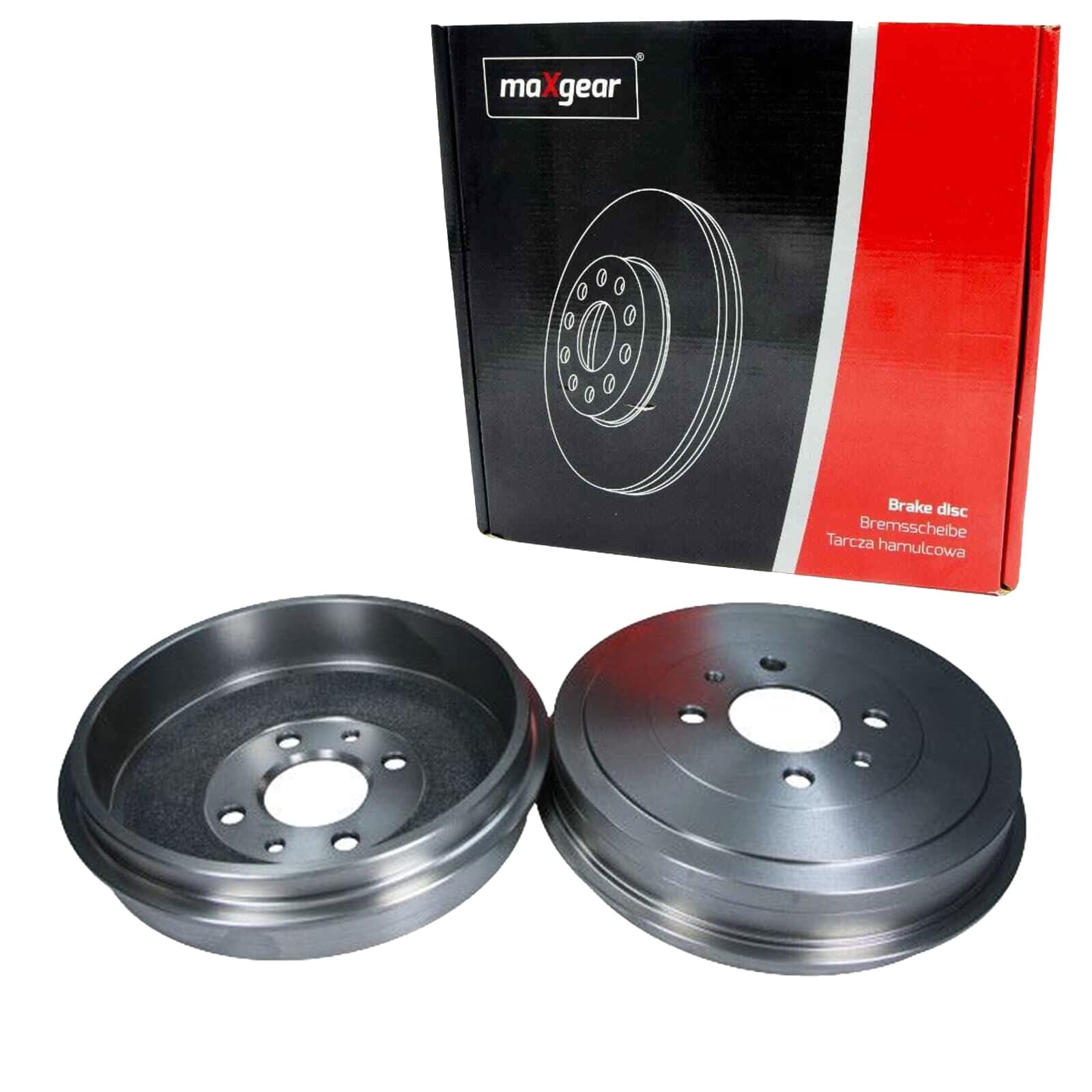 2X Maxgear 228mm Bremstrommeln hinten | 2x 19-2734 Kompatibel mit Bipper (aa_),bipper Tepee,nemo Großraumlimousine,nemo Kasten/großraumlimousine (aa_)