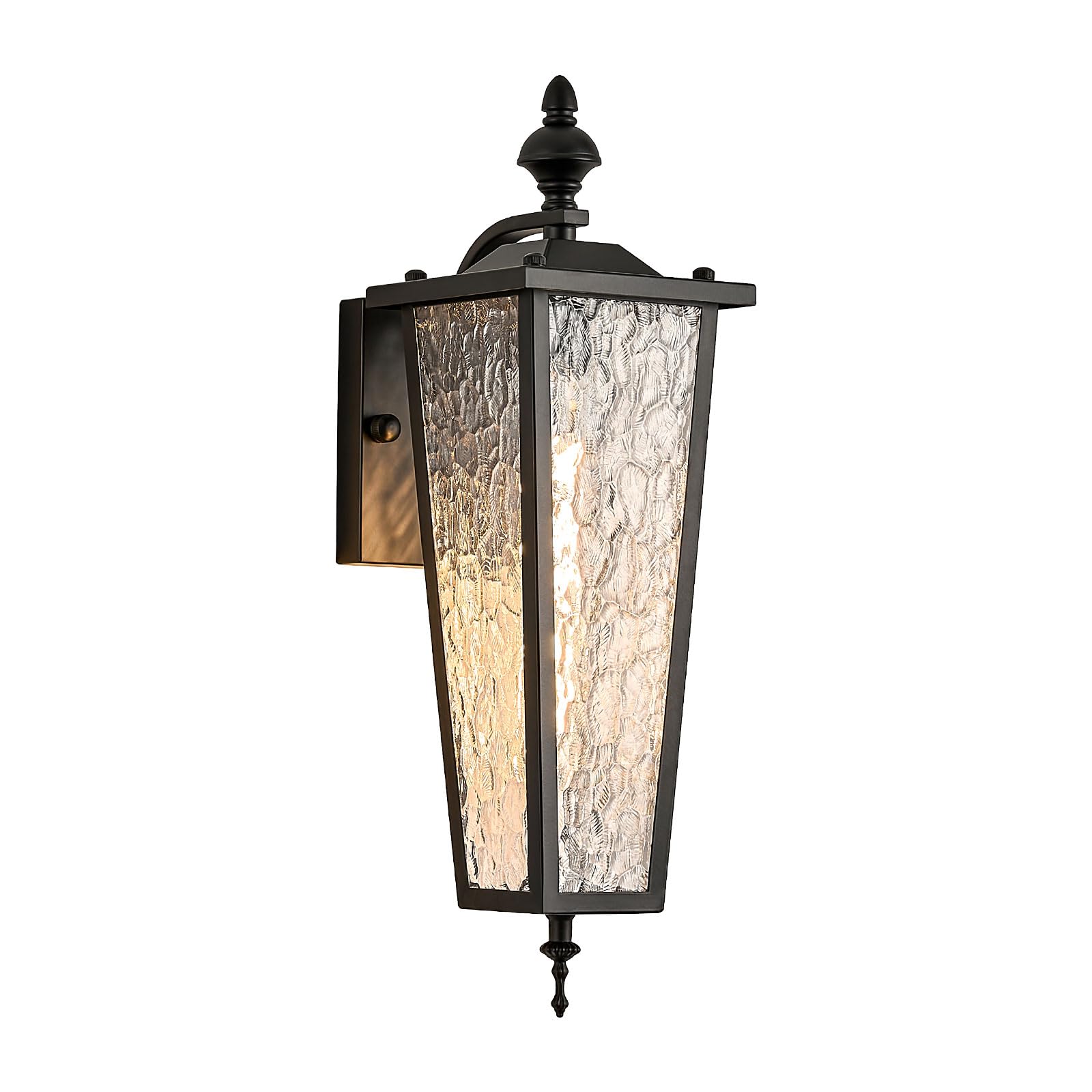 Outdoor Wall Light Fixtures,Black Exterior Waterproof Lanterns