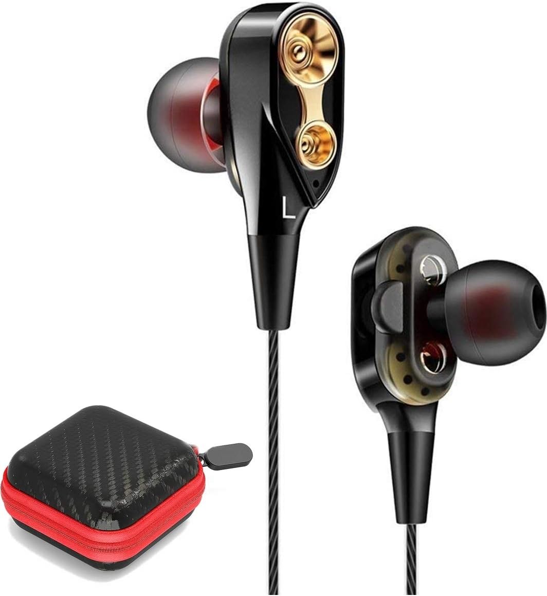 CLAVIER Thunder Wired in Ear Earphone with Mic (Black)