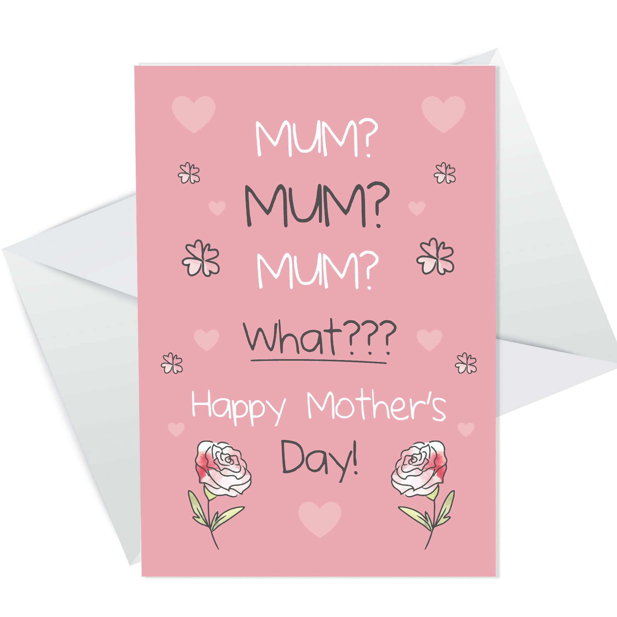 RED OCEAN Happy Mothers Day Card Funny Card For Mum Novelty Mother's Day Card For Her