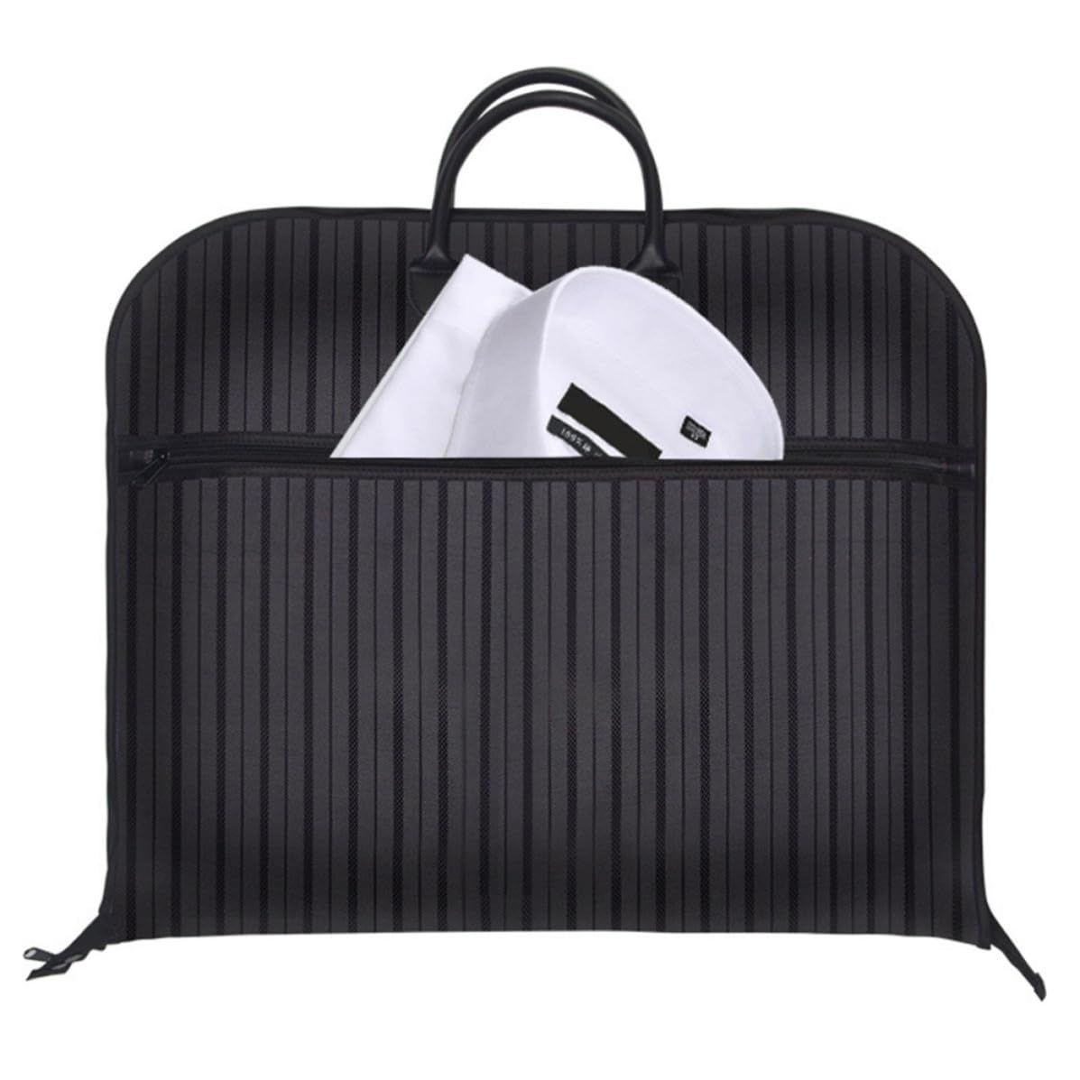 Housse de costume en tissu oxford noir SUPVOX avec fermeture éclair