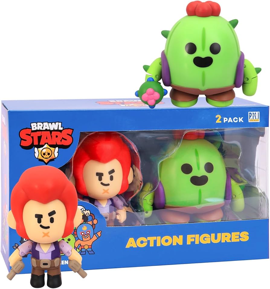 Amazon.co.jp: P.M.I. Brawl Stars アクションフィギュア | 可動式の腕