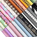 XHT 30 Pcs Mixed Series Faux Leather 21cm x 30cm Random Color Pattern Texture Leather Fabric for DIY Projects - Image 4
