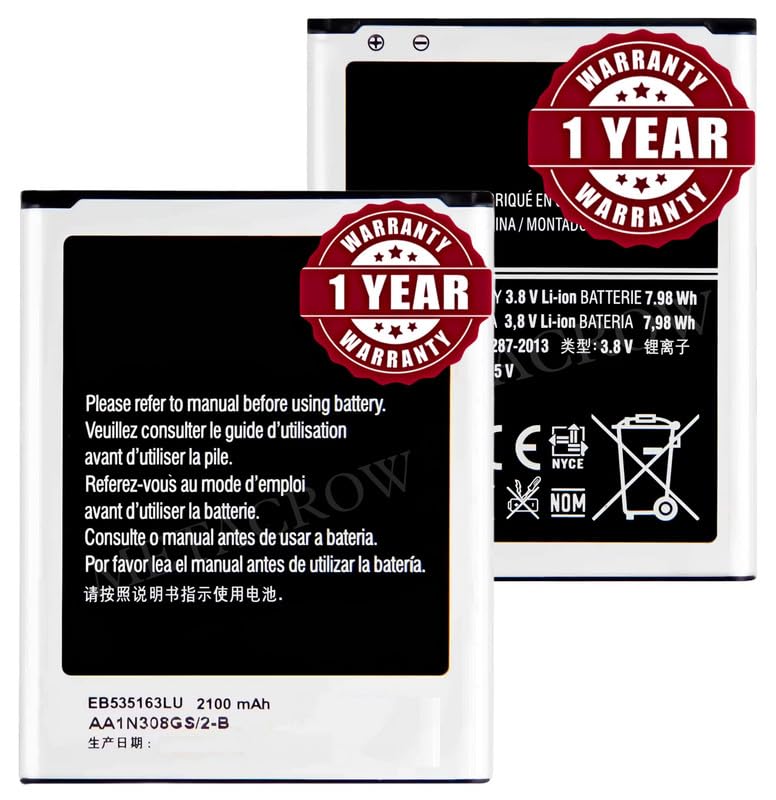 Image of Original EB535163LU Battery Compatible for Samsung Galaxy Grand | Grand Duos | Grand Neo I9060 I9080 I9082 - (2100mAh) - 1 Year Warranty JK1