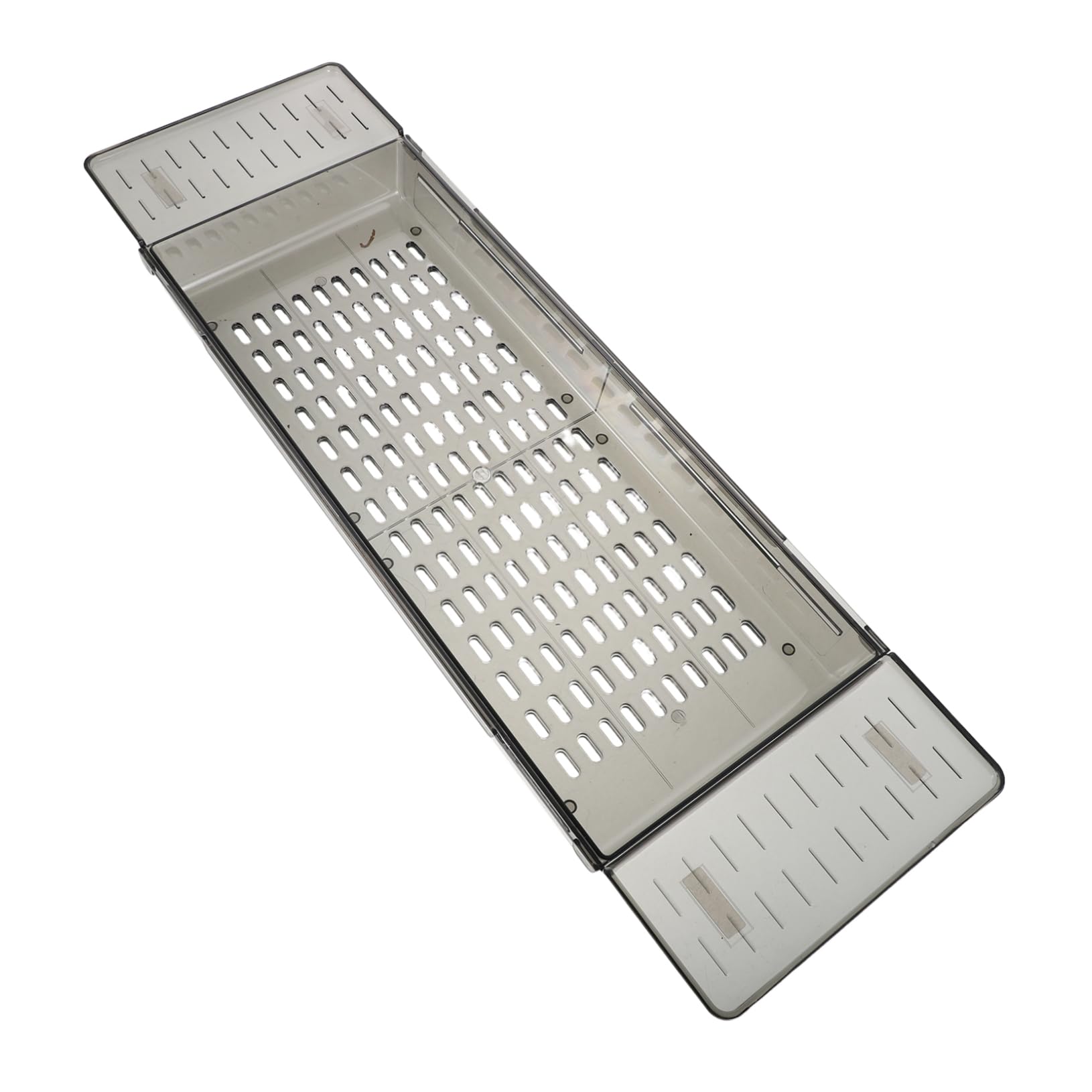 Support de douche extensible Anneome avec plateau de rangement réglable et égouttement pour bain