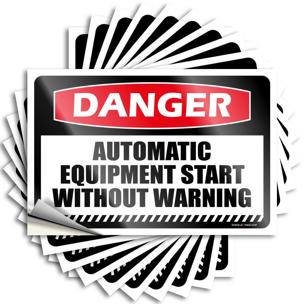 Saying Feminist, Free Cover Danger Automatic Equipment Start Without Warning | Country(6X9CM)