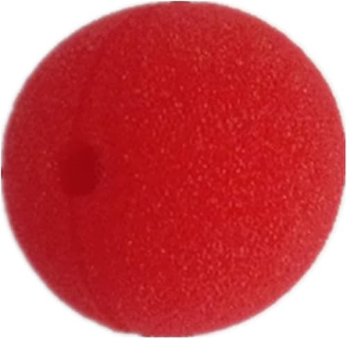 Miniatura 3 de Heandi - 12 piezas de disfraz de nariz de payaso de espuma, para fiesta de Halloween, rojo y rojo