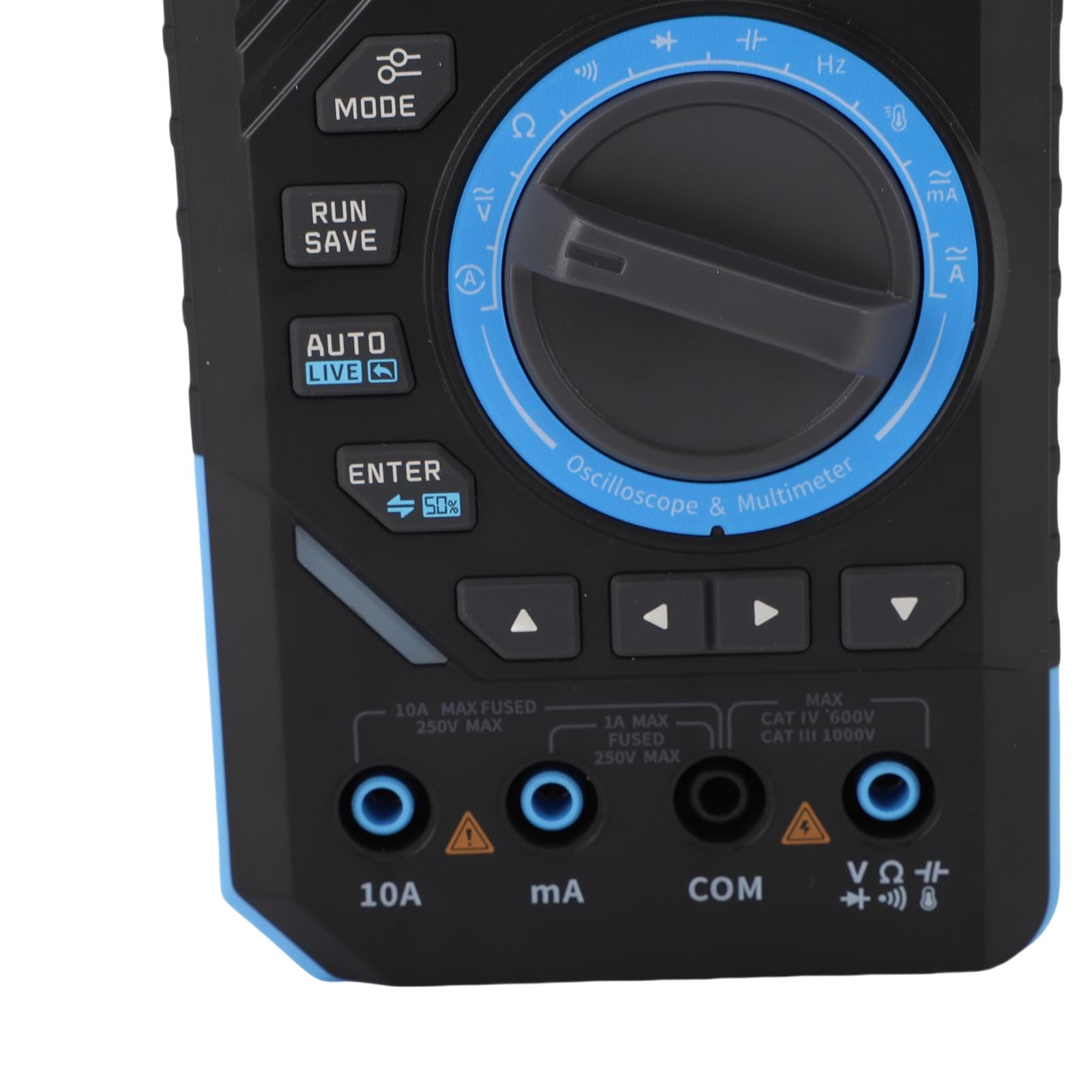 Tangxi Tragbares Digitales Oszilloskop-Multimeter, Analoger Signalgenerator mit 2 Sonden für Labor und Ausbildung, 1 MHz