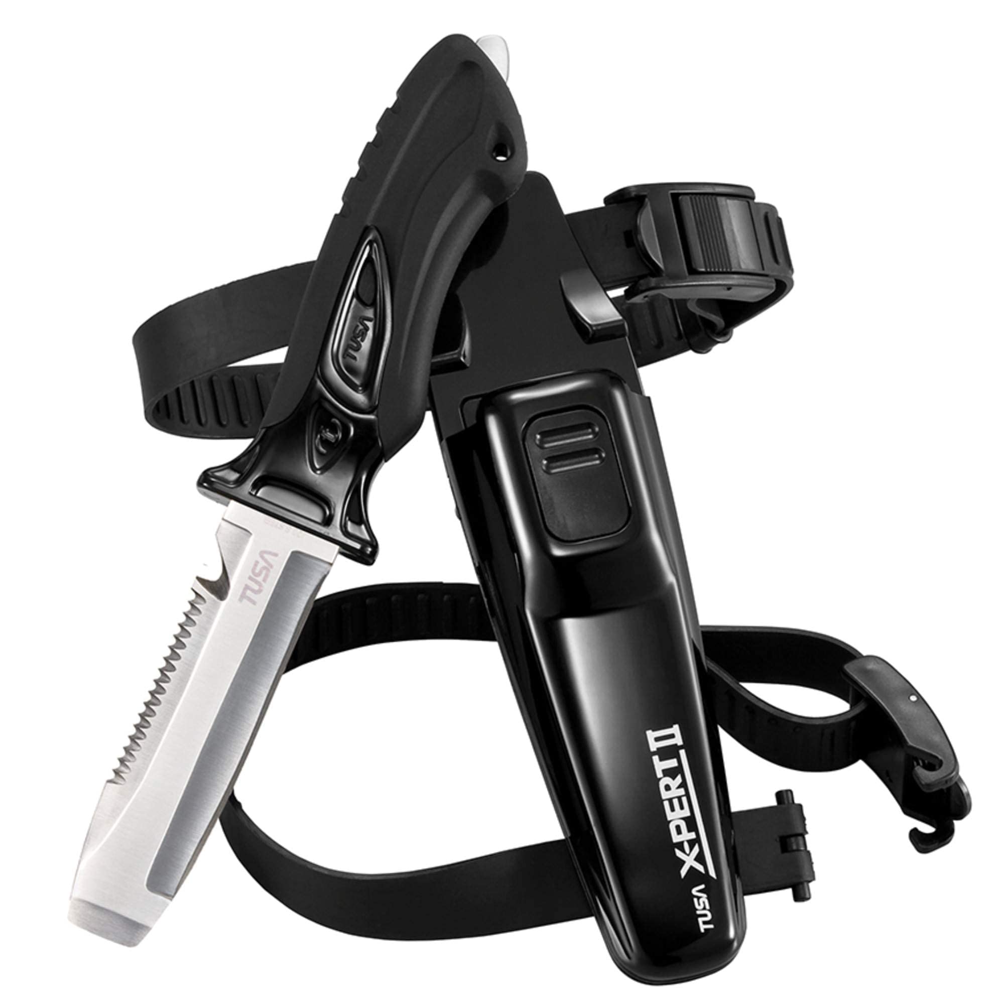 Amazon.com : TUSA FK-920 X-Pert II Dive Knife, Blunt Tip, Black