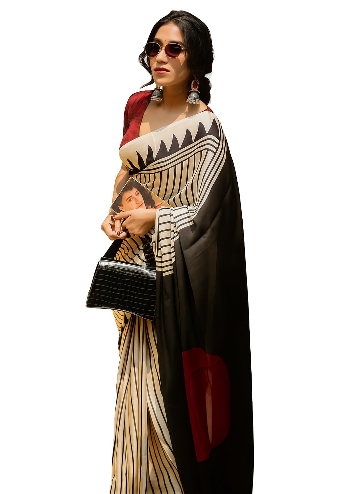Women Malgudi Silk Printed Saree Set with Blouse |saree for Wome | Saree | New Sari | Latest Saree