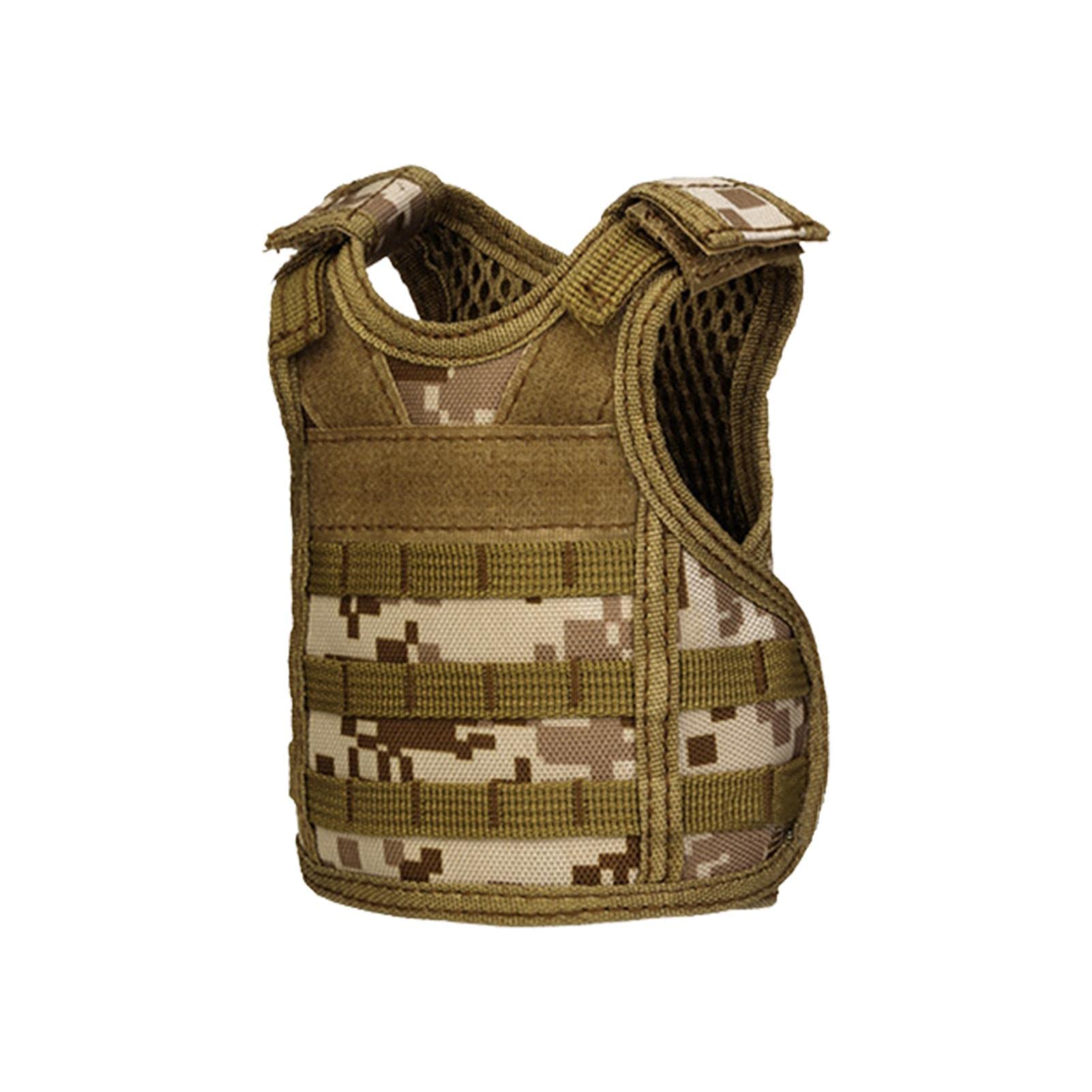 HXSZWJJ Gilet Tattico Militare Bottiglia di Birra Set Mini Molle