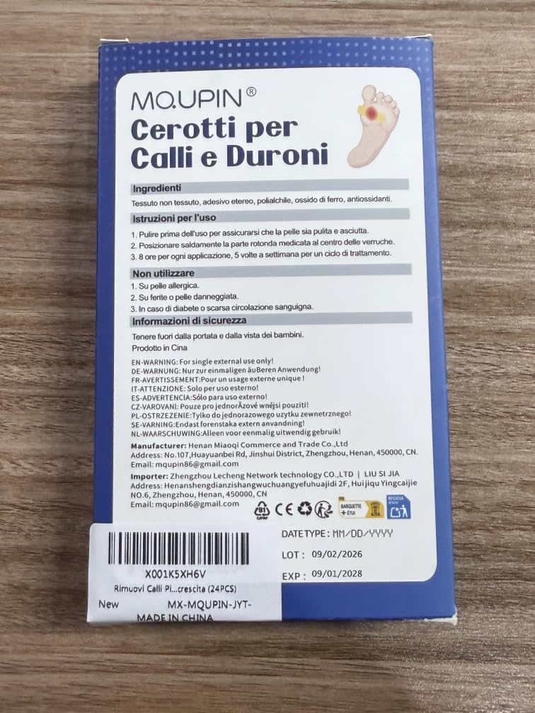 MQUPIN Verrugas, Corn Remover, Eliminar Verrugas, Removedor de Verrugas, Removedor de Maíz, Wart Remover Anti Verrugas Tratamiento para Quitar Verrugas Comunes, Plantares, Maíz y Callos (24pcs)