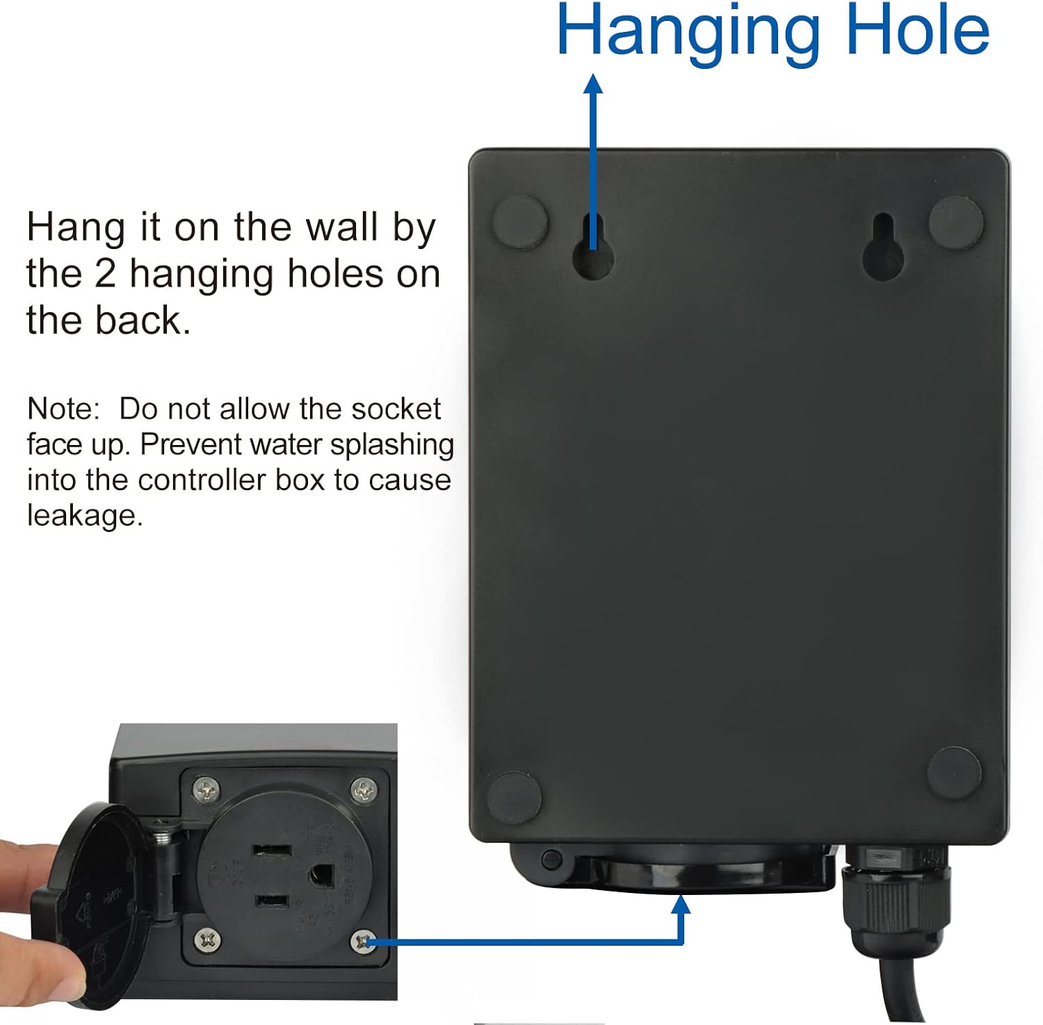 Water-Rebirth Variable Speed Controller for Asynchronous Garden Pond Waterfall Fountain Pump