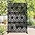 Elevens Patio Privacy Screen, Decorative Privacy Screen with Stand 6FT Metal Privacy Divider for Outdoor Garden Backyard Patio Free Standing, Black (Star)