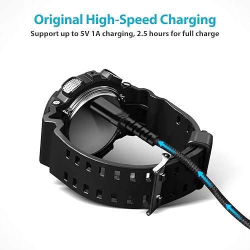 Miniatura 3 de Cable de carga para Garmin Fenix 7 7X 7S 6X 6 6S 5, COOYA 3.9 pies, cable de carga USB de transferencia de datos para Instinct 2 2S Solar Vivoactive