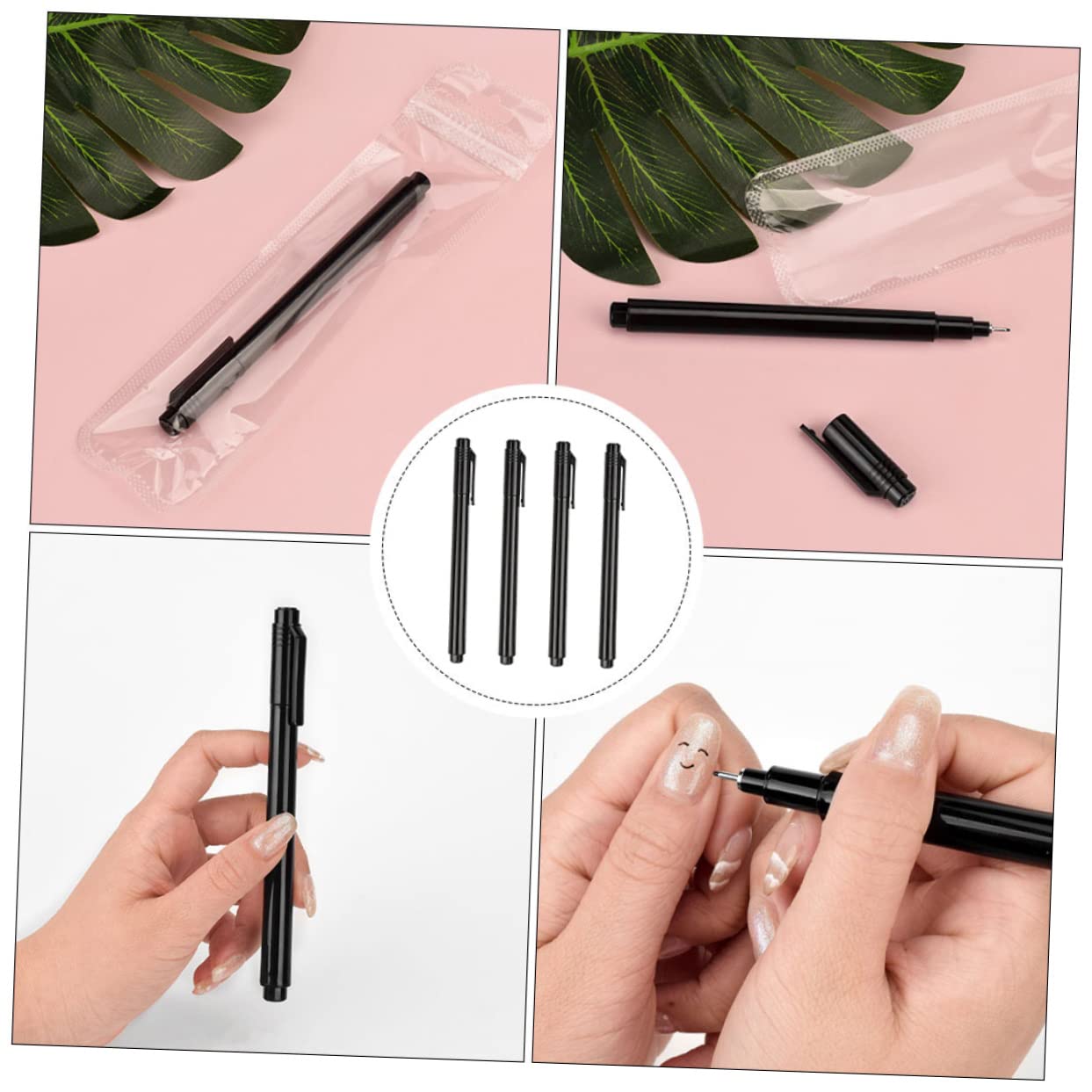 Healeved 12pezzi Pennelli Per Nail Art Strumenti Di Manicure Professionale Penne Per Disegno Unghie Di Pennelli Per Decorazioni Unghie Perfetti Per Uso Domestico e Saloni Di Bellezza