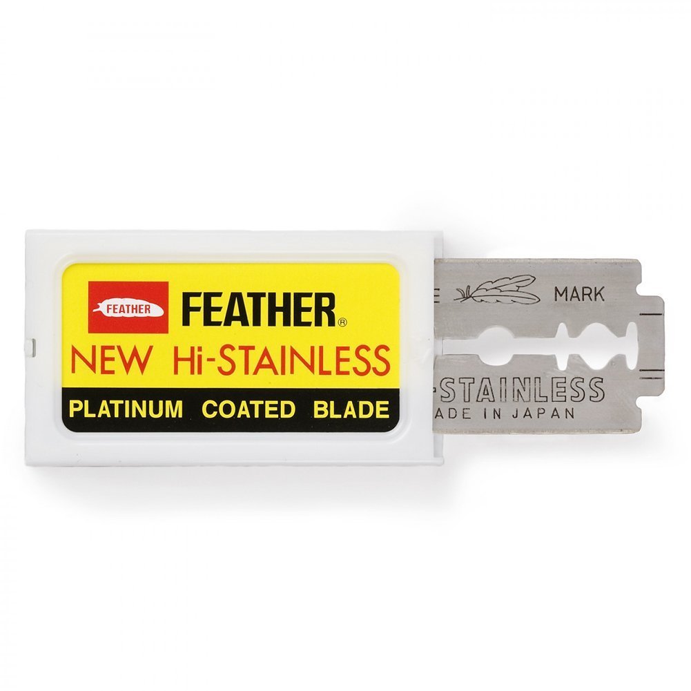Feather Razor Blades New Hi Stainless Double Edge Japan 40