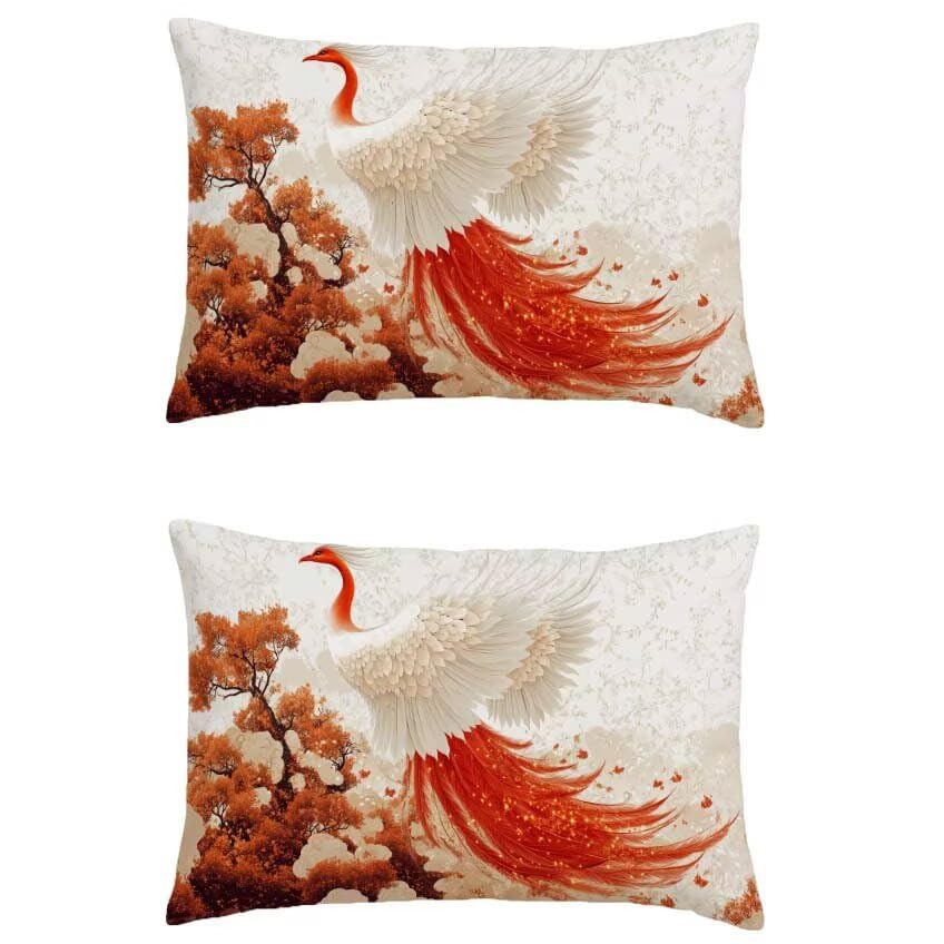 Pillow case gift fleur lot de 2 housses de coussin pour offrir