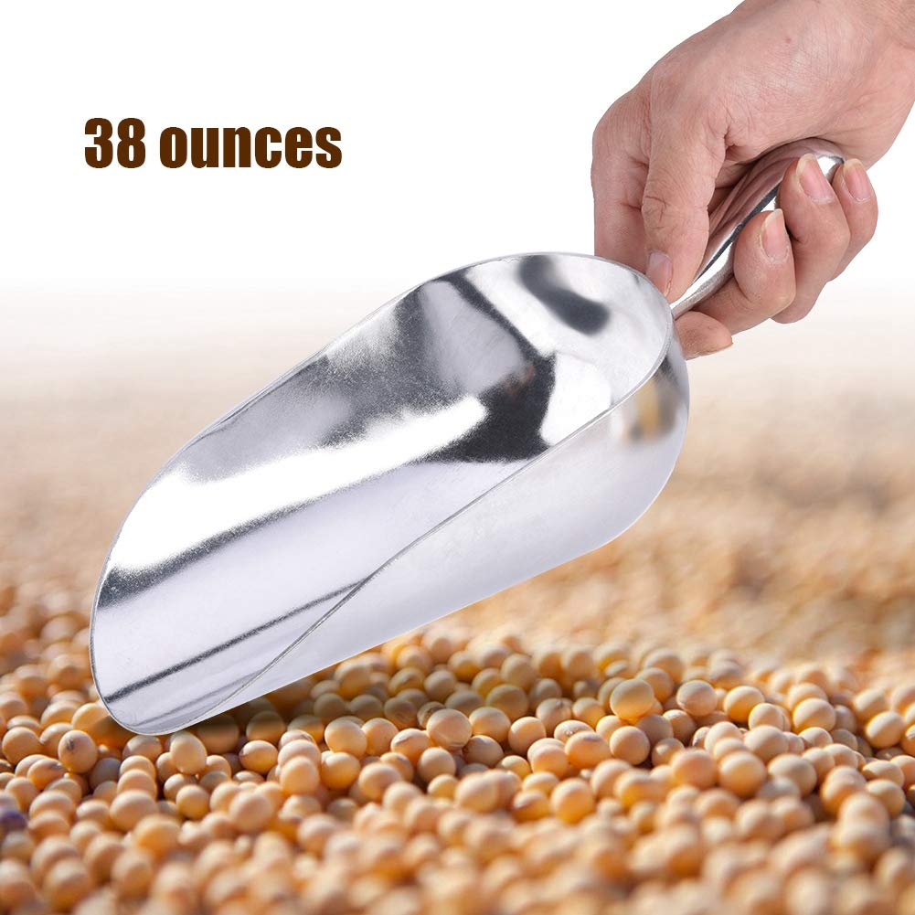 Paletta Multiuso In Alluminio Pressofuso, Per Ghiaccio, Farina, Cibo, 240g, Con Manico Ergonomico