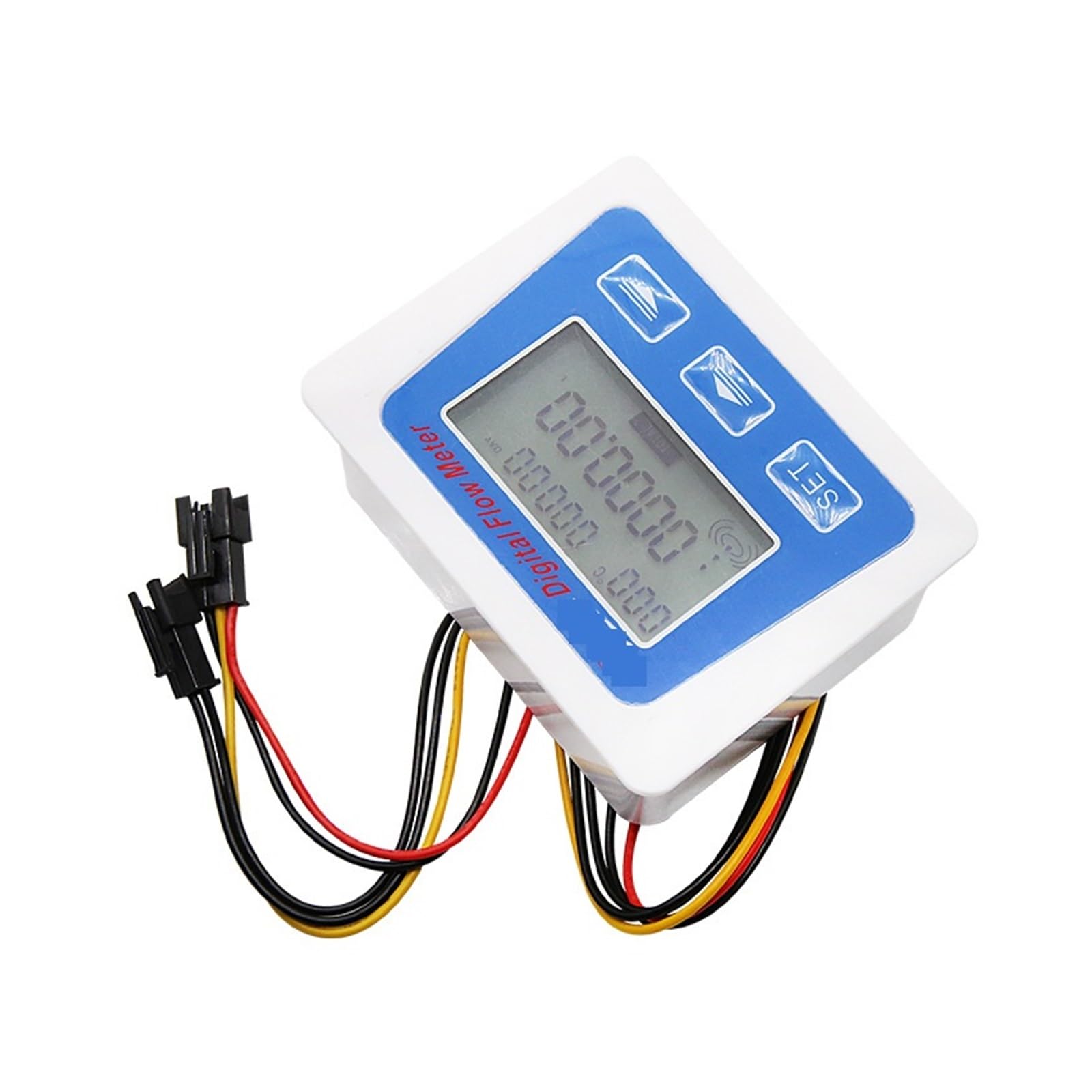 caudalímetro de líquidos, Medidor de Sensor de Flujo de Agua con pantalla LCD Digital, medidor de flujo, totámetro, registro de tiempo de temperatura con Sensor de flujo G1/2 3/4 de 1 pulgada(0.75 inc