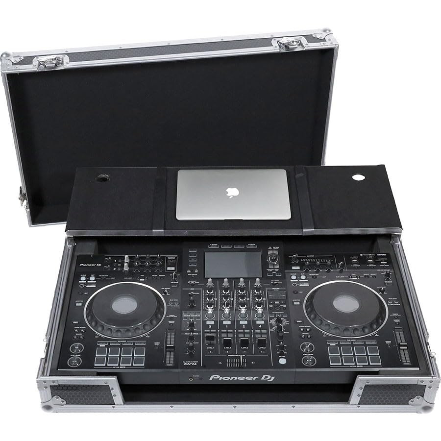 Walkasse WMC-PROXZLTS Flight Case Sistema DJ Todo en uno Pioneer XDJ-XZ Plata (Sopt. Ordenador y Ruedas)